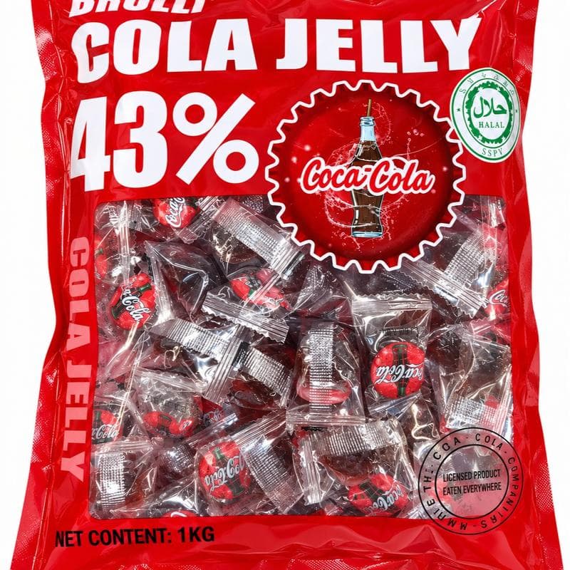 Bala Jelly de Cola — Refrigerante 43%