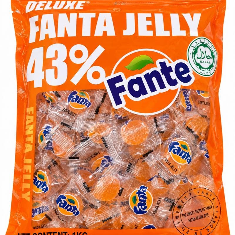 Bala Jelly de Fante (Laranja) — Refrigerante 43%