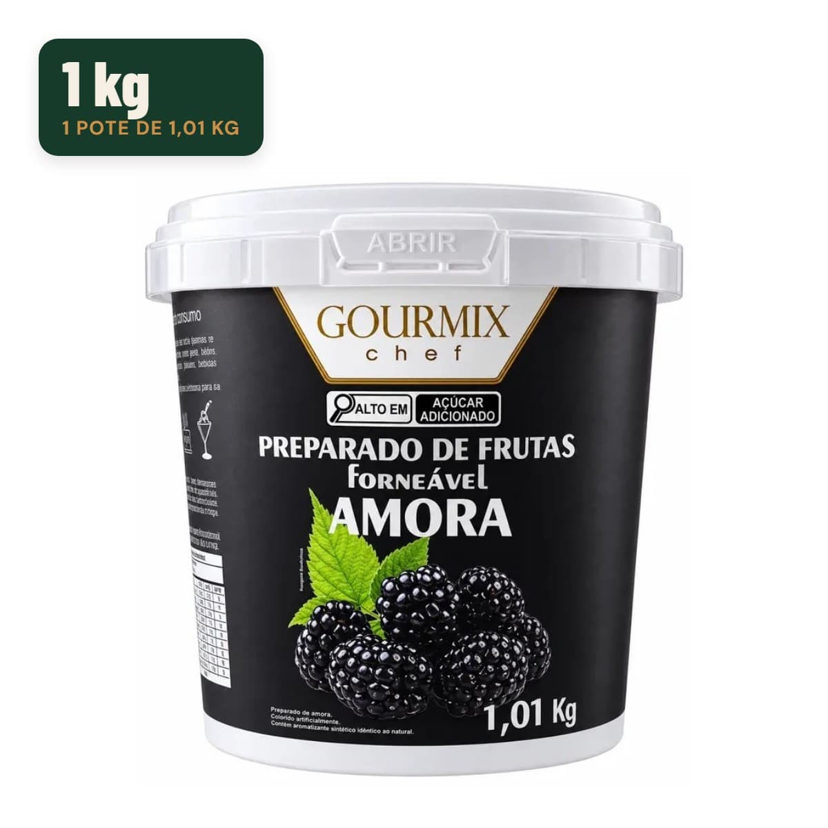 Preparado de Frutas Forneável Gourmix Chef — Amora