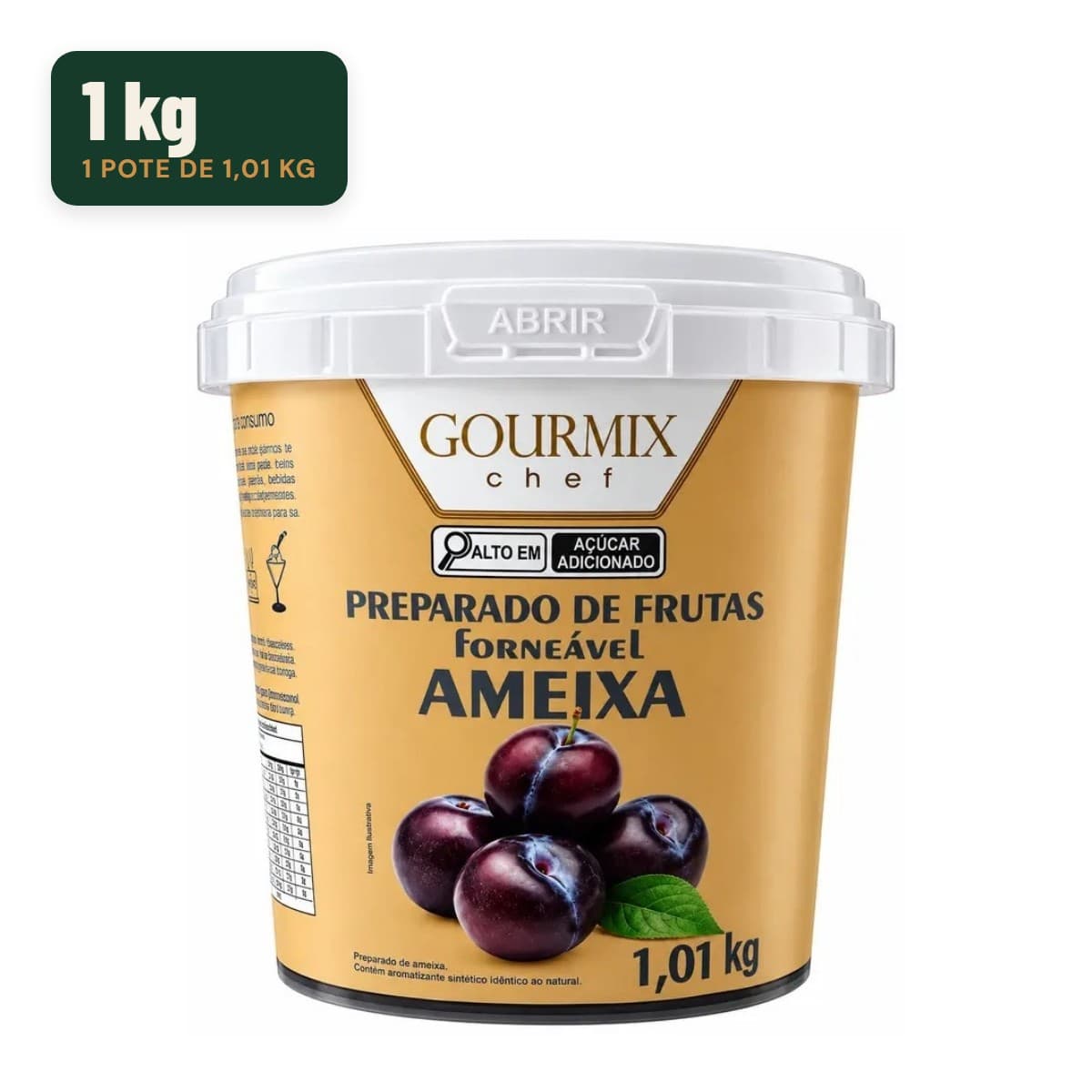 Preparado de Frutas Forneável Gourmix Chef — Ameixa
